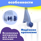Мобиль музыкальный «Песенки совушки», на батарейках, цвет голубой - Фото 3