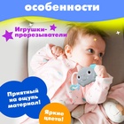 Мобиль музыкальный «Песенки совушки», на батарейках, цвет голубой - Фото 4