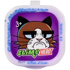 Слайм «Slime HERO. Кот», сиреневый 60 г - фото 4463336