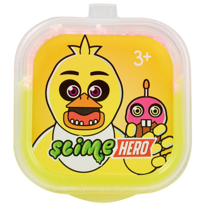 Слайм «Slime HERO. Роботы. Цыпленок», жёлтый, 60 г - Фото 1