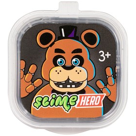 Слайм "Slime HERO" "Роботы Медведь" черный 60 г SLM274