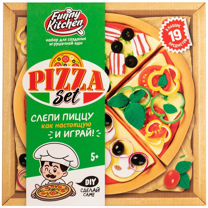 Набор для создания игрушечной еды «Funny Kitchen. Pizza set» - Фото 1