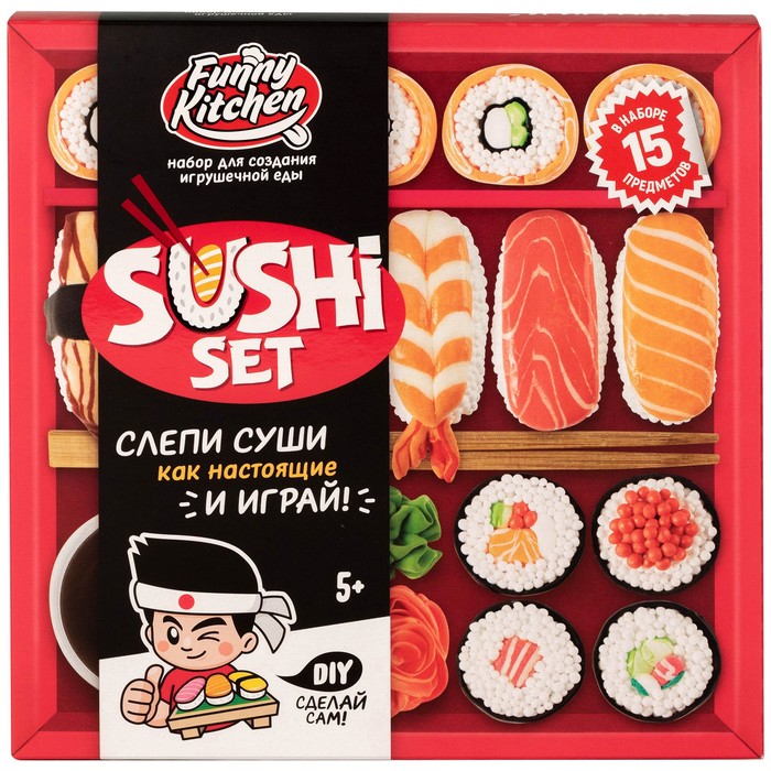 Набор для создания игрушечной еды «Funny Kitchen. Sushi set» - Фото 1
