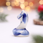 Сувенир "Змея Гоша", гжель - Фото 2