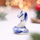 Сувенир "Змея Гоша", гжель - Фото 4