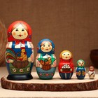 Матрёшка «Старорусская Матрёшка», 5 кукольная, люкс - фото 12370956