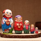 Матрёшка «Мамочки», 5 кукольная, люкс - фото 12370968