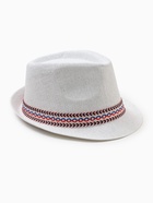 Шляпа мужская MINAKU, цвет белый, р-р 58 - фото 24434399