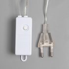 УЦЕНКА Гирлянда «Занавес» 1.6×1.6 м, роса, IP20, серебристая нить, 160 LED, свечение белое, 8 режимов, 220 В - Фото 5