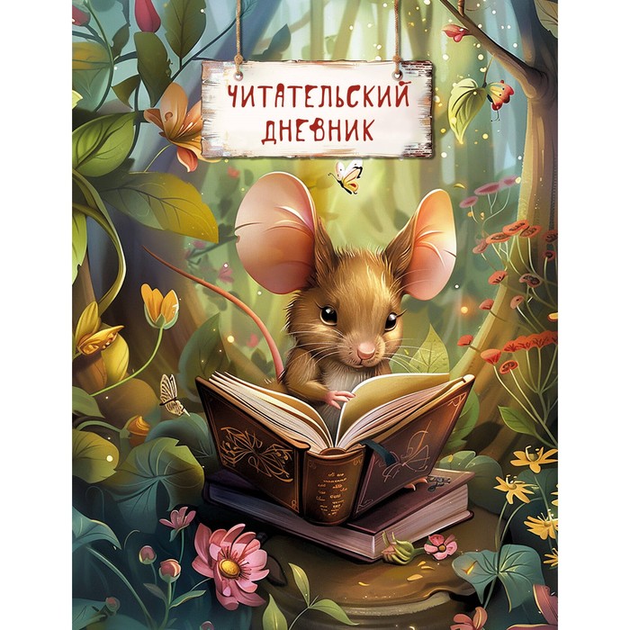 Читательский дневник. Волшебный лес. Мышка с книжкой - Фото 1