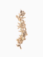 Брошь «Веточка с цветами», цвет белый в золоте - Фото 3