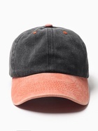 Кепка мужская MINAKU, цвет черный/коралловый, р-р 56-58 - фото 809103495