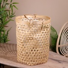 УЦЕНКА Корзина плетёная, 35×35×45 см, бамбук 10621757