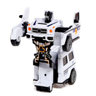 Робот «Полицейский джип», трансформируется автоматически при столкновении - фото 4463585
