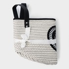 Корзина для хранения LaDо́m Sweet home, ручное плетение, 31×31×24 см, белая - Фото 7