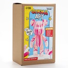 Рисование акрилом на пластиковой фигурке «Мишка», розовый, набор для творчества Флюид-арт - Фото 7