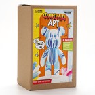 Рисование акрилом на пластиковой фигурке «Мишка», голубой, набор для творчества Флюид-арт - Фото 7