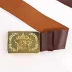 Ремень военный с пряжкой, 100 см - Фото 7