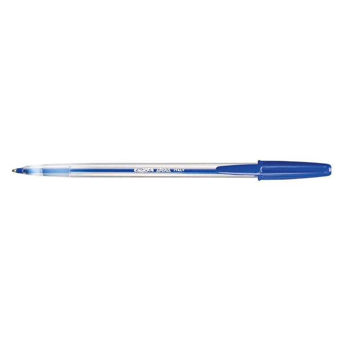 Ручка шариковая, Carioca "Sfera", узел 1.0 мм, плавное письмо, с заботой о природе, синяя