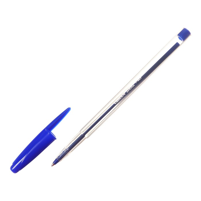 Ручка шариковая, Carioca "Sfera", узел 1.0 мм, плавное письмо, с заботой о природе, синяя