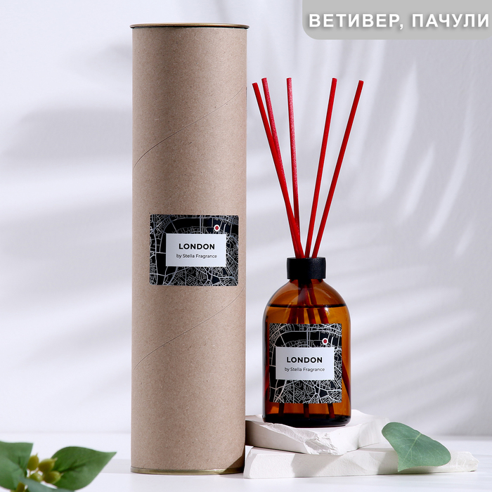 Диффузор ароматический, "LONDON", ветивер, пачули, 100мл - Фото 1
