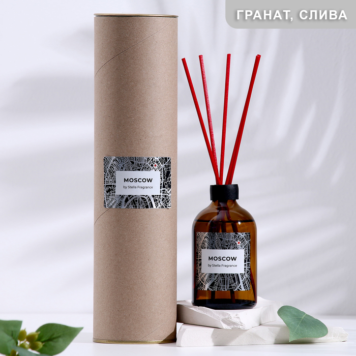 Диффузор ароматический, MOSCOW, гранат, слива, 100 мл - Фото 1