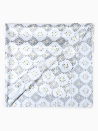 Скатерть «Доляна» Gray diamonds, 145×300 см