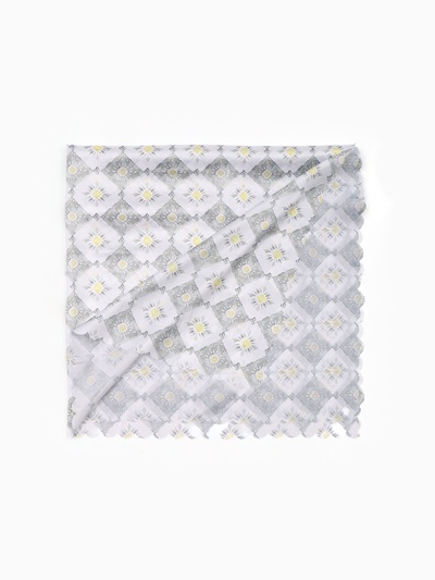 Скатерть «Доляна» Gray diamonds, 145×300 см