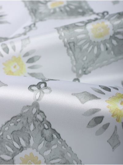 Скатерть «Доляна» Gray diamonds, 145×300 см