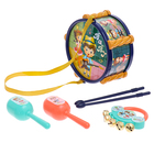 Набор детских музыкальных инструментов «Малышок», 6 предметов, цвета МИКС - фото 4463677