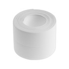 Лента бордюрная ТУНДРА, для ванн и раковин, самоклеящаяся, белая, 60 мм × 3.2 м - Фото 7