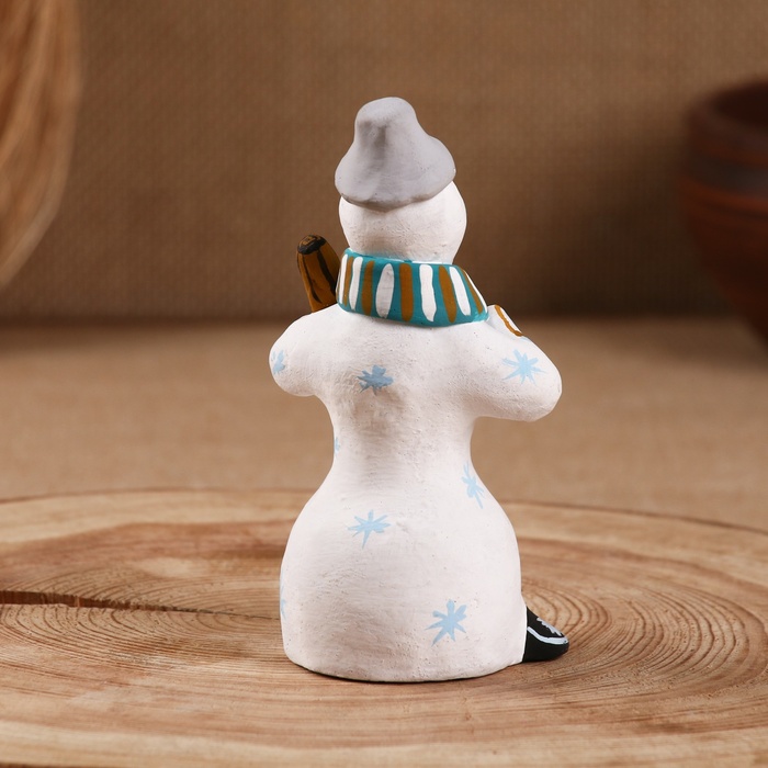 Сувенир "Снеговик", каргопольская игрушка, микс - фото 1927186427