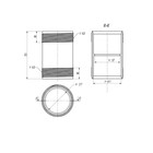 Муфта соединительная ORIO, d=40 × 40 мм, L=70 мм - фото 24555713