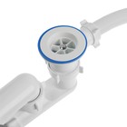 Сифон для ванны ORIO А-6008, 1 1/2 х 40 мм, пластик. решетка d=70 мм, с трубой 40х40 мм 10562295 - фото 16379379