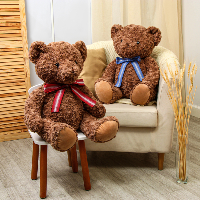 Мягкая игрушка «Медведь» кудрявый, 70 см, цвет коричневый