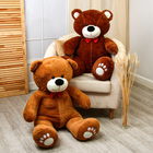 Мягкая игрушка «Медведь» с красным бантиком, 90 см - фото 321676796