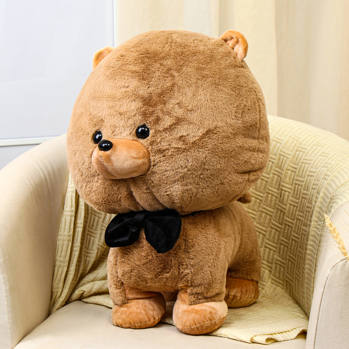 

Мягкая игрушка «Собака» в бабочке, 60 см, цвет коричневый