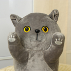 Мягкая игрушка «Кот», 70 см, цвет серый - фото 4463884