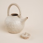 Заварочный чайник SL Home «Виенто», 650 мл, 15×12×16.5 см, керамика, бежевый - Фото 3