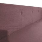Диван прямой нераскладной Квадро Д4-ВР велюр розовый 1700х700х700 мм - Фото 2