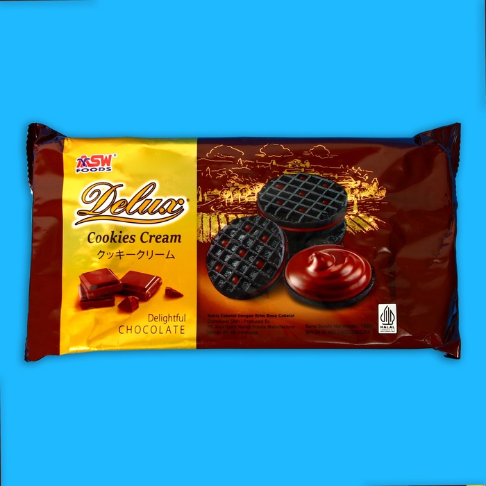 Печенье Delux Сливочно-шоколадное, 160 г - Фото 1