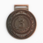 Медаль призовая 197, 3 место, d=5 см., бронза - фото 9141739