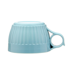 Термос 1.8 л, со стеклянной колбой, сохраняет тепло 12 ч, с кружкой, синий - Фото 3