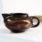 Чайный сервиз "Орнамент" старина, чайник 1л/ сахарница 0,5л/ сливочник 0,3л/ чашка 6х0,25л - фото 24528216