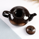 Чайный сервиз "Орнамент" старина, чайник 1л/ сахарница 0,5л/ сливочник 0,3л/ чашка 6х0,25л - фото 24528211