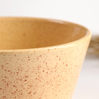 Салатник Борисовская керамика «Каракум», 500 мл, жёлтый - Фото 2