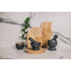 Банка для сыпучих Magistro Marte, мрамор, 150 мл, d=10 см, чёрная - Фото 13