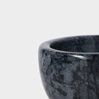 Банка для сыпучих Magistro Marte, мрамор, 150 мл, d=10 см, чёрная - Фото 5