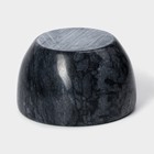 Банка для сыпучих Magistro Marte, мрамор, 150 мл, d=10 см, чёрная - Фото 7