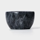 Банка для сыпучих Magistro Marte, мрамор, 150 мл, d=10 см, чёрная - Фото 9